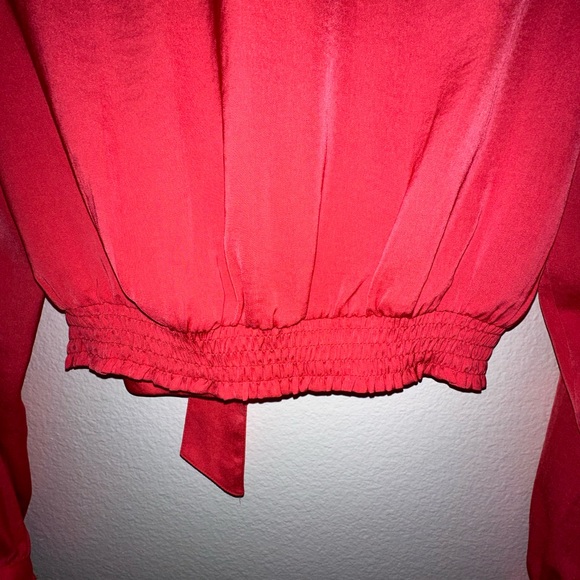 Express Blouse in Deep Coral Size S BNWT - Picture 7 of 7